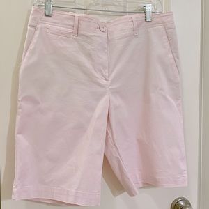 Talbots Bermuda shorts,color-pink sz-12petite